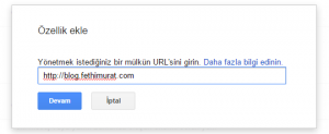 googlesiteekle